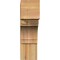 Ekena Millwork Merced Block Rough Sawn Bracket, Western Red Cedar, 6"W x 20"D x 20"H BKT06X20X20MRC05RWR - alternate 2